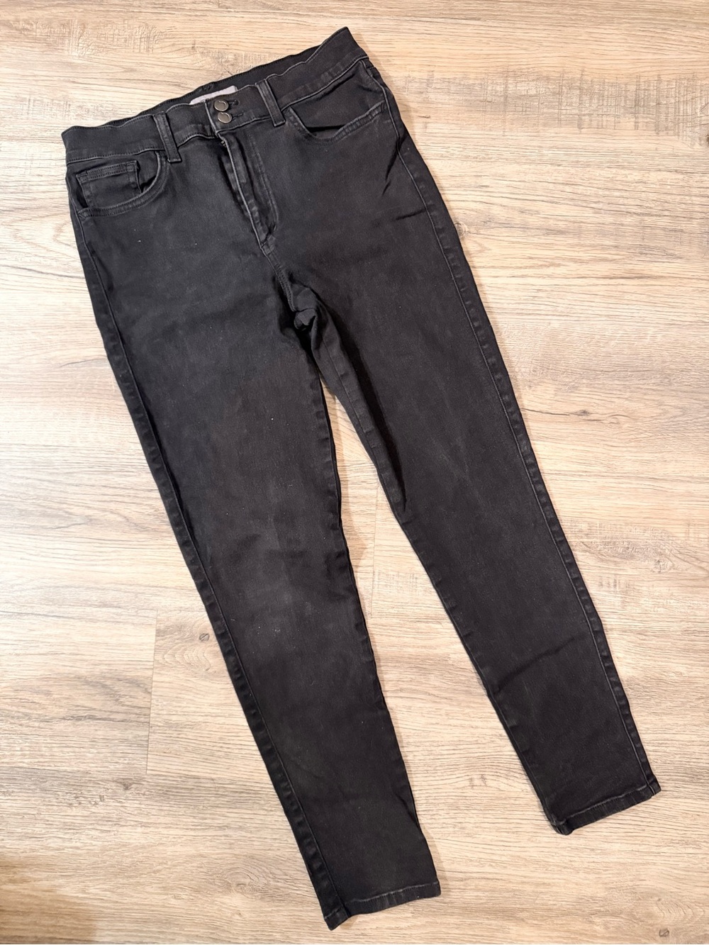 Joe's Jeans Black High-Rise Skinny Jeans